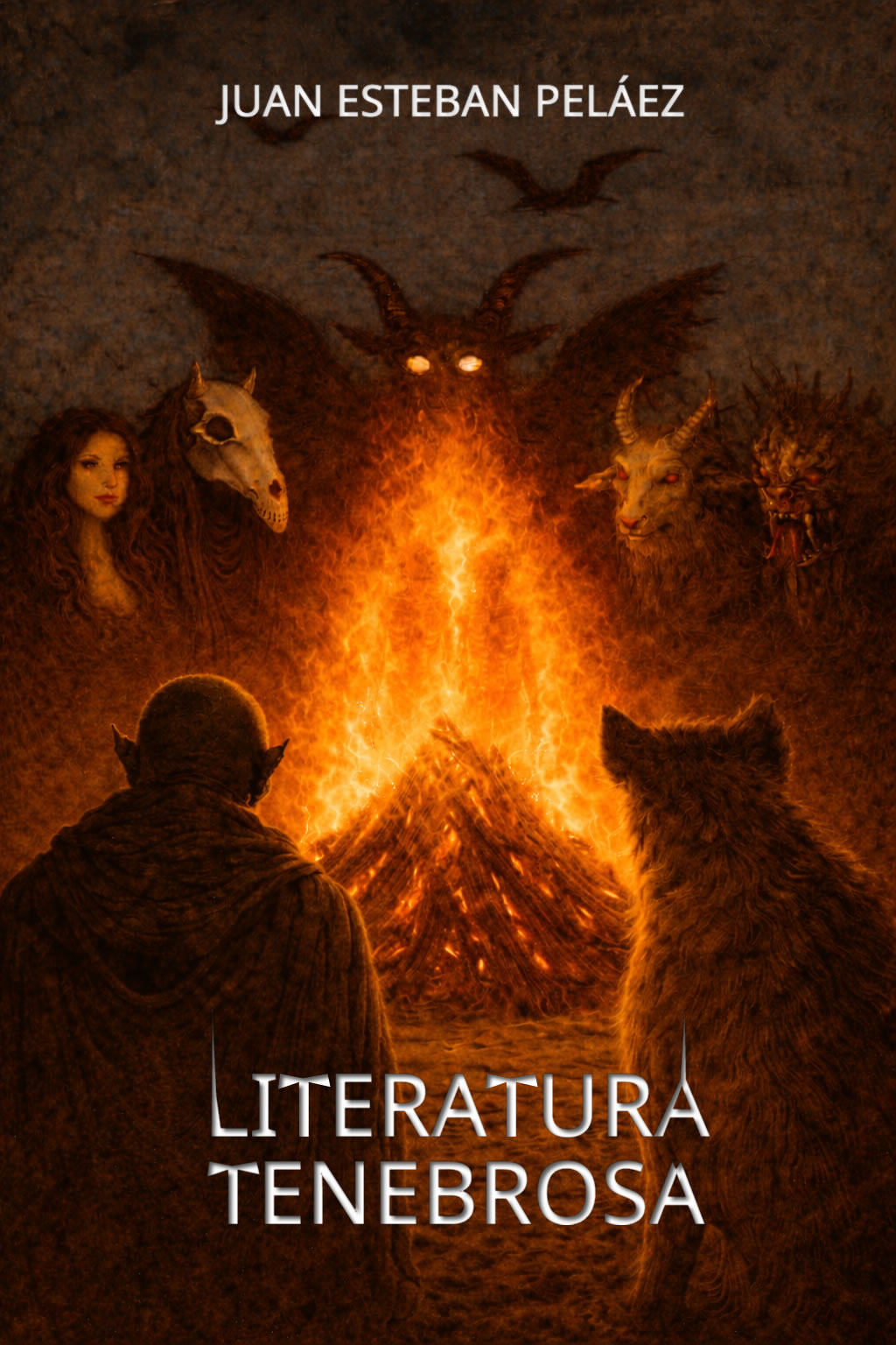 Portada de Literatura tenebrosa, de Juan Esteban Peláez